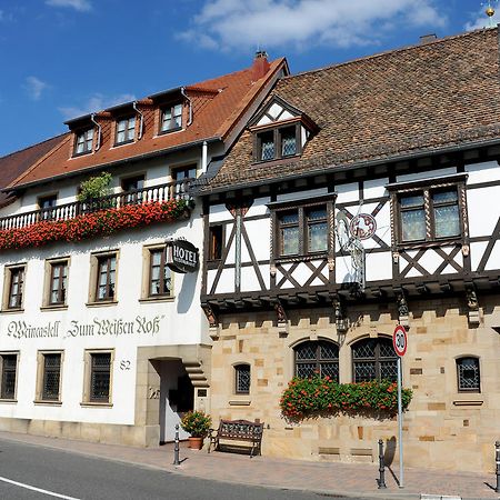 Hotel Weinkastell Zum Weissen Ross Kallstadt Exterior foto